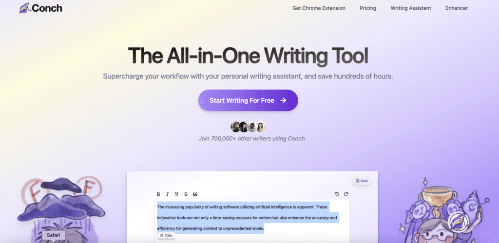 Conch AI Writing tool