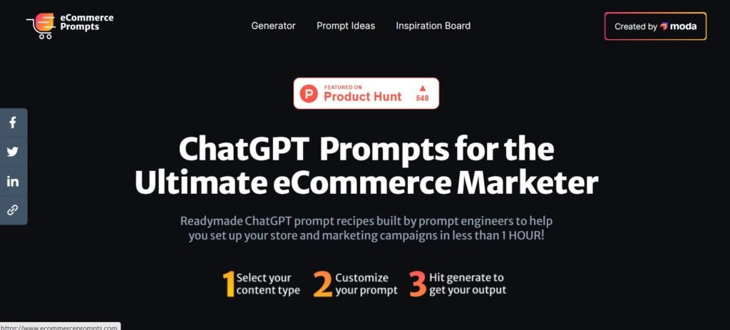 e commerce prompts